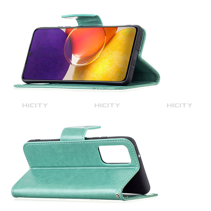 Leather Case Stands Butterfly Flip Cover Holder B01F for Samsung Galaxy M34 5G