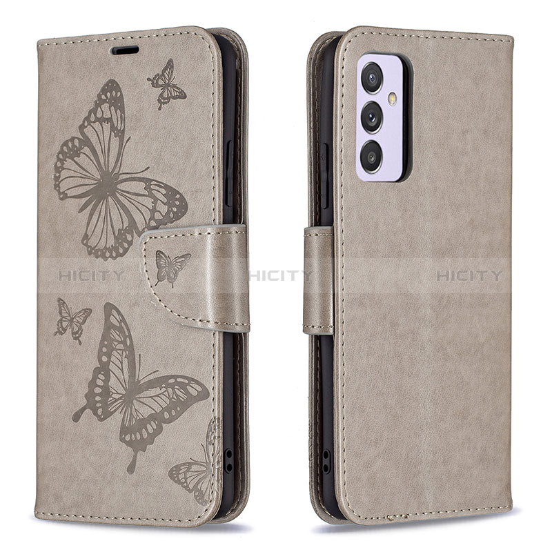 Leather Case Stands Butterfly Flip Cover Holder B01F for Samsung Galaxy M54 5G