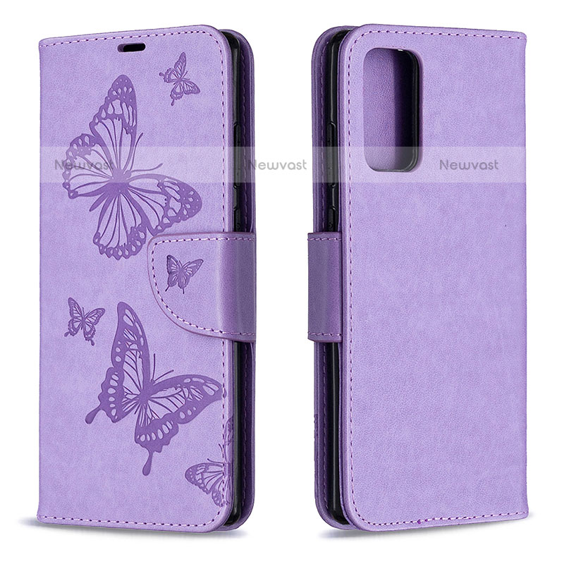 Leather Case Stands Butterfly Flip Cover Holder B01F for Samsung Galaxy Note 20 5G