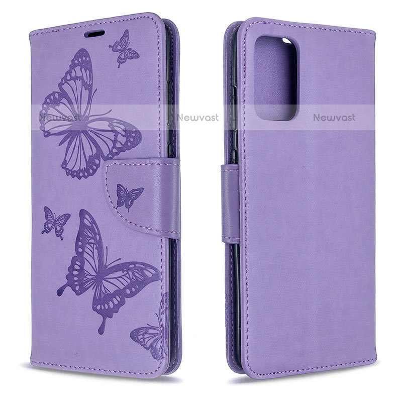 Leather Case Stands Butterfly Flip Cover Holder B01F for Samsung Galaxy S20 5G