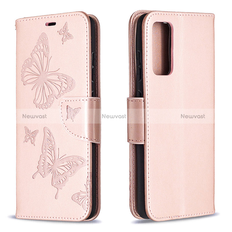 Leather Case Stands Butterfly Flip Cover Holder B01F for Samsung Galaxy S20 FE 4G