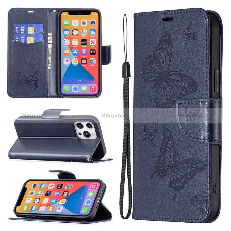 Leather Case Stands Butterfly Flip Cover Holder B01F for Xiaomi Mi 12T 5G