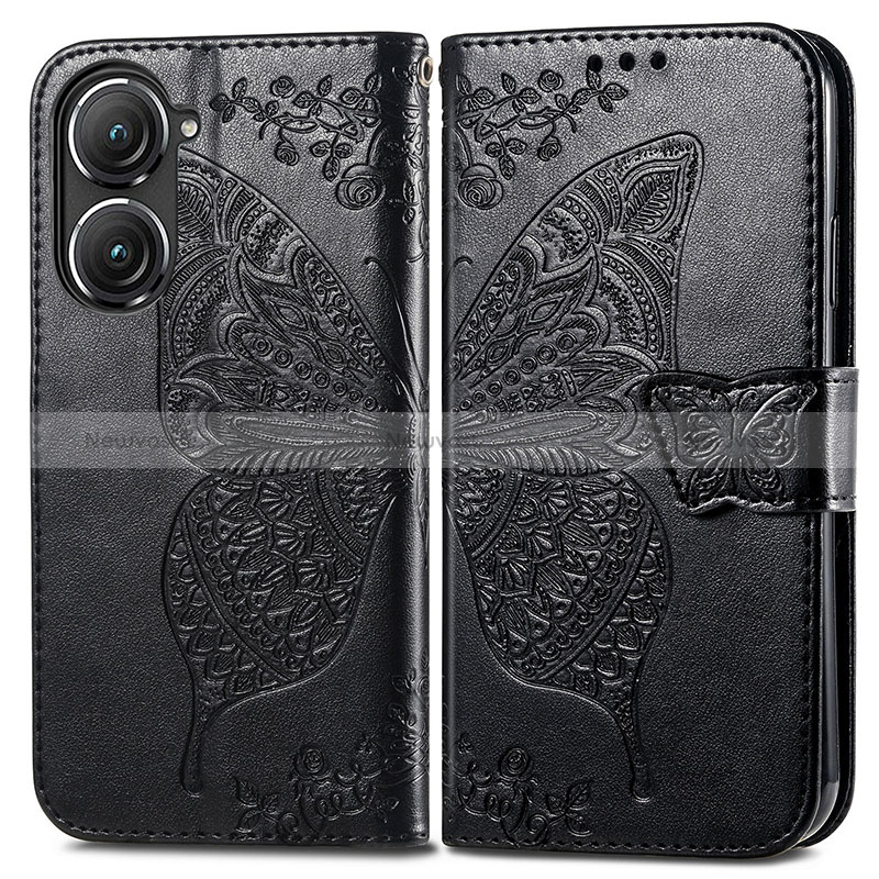 Leather Case Stands Butterfly Flip Cover Holder for Asus Zenfone 9