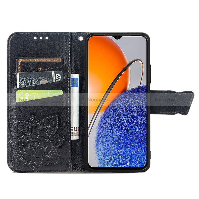 Leather Case Stands Butterfly Flip Cover Holder for Huawei Enjoy 50z