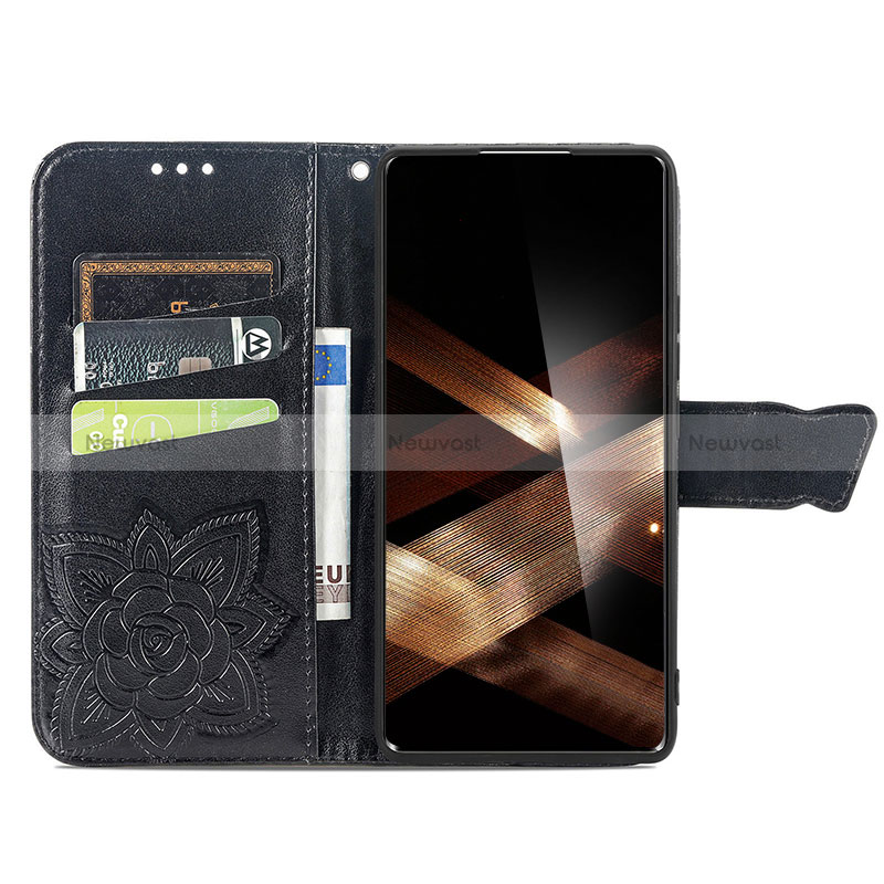 Leather Case Stands Butterfly Flip Cover Holder for Huawei Honor X7b