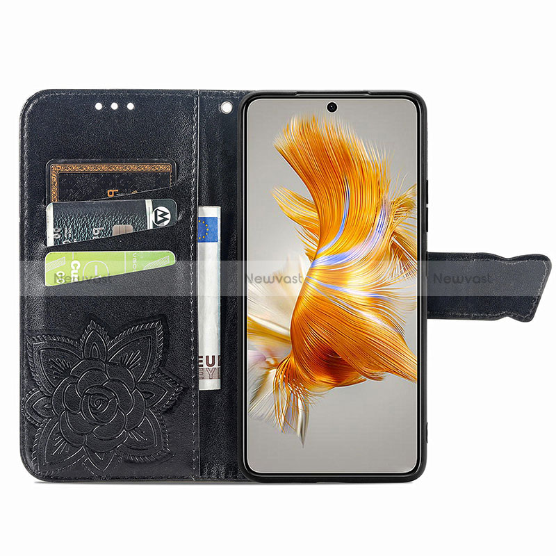 Leather Case Stands Butterfly Flip Cover Holder for Huawei Mate 50E