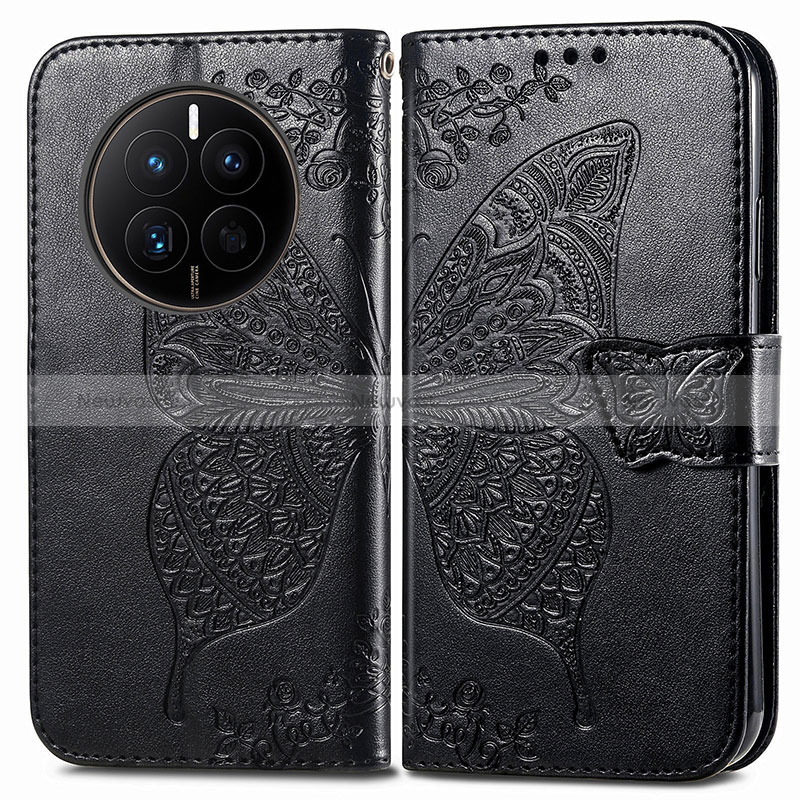 Leather Case Stands Butterfly Flip Cover Holder for Huawei Mate 50E