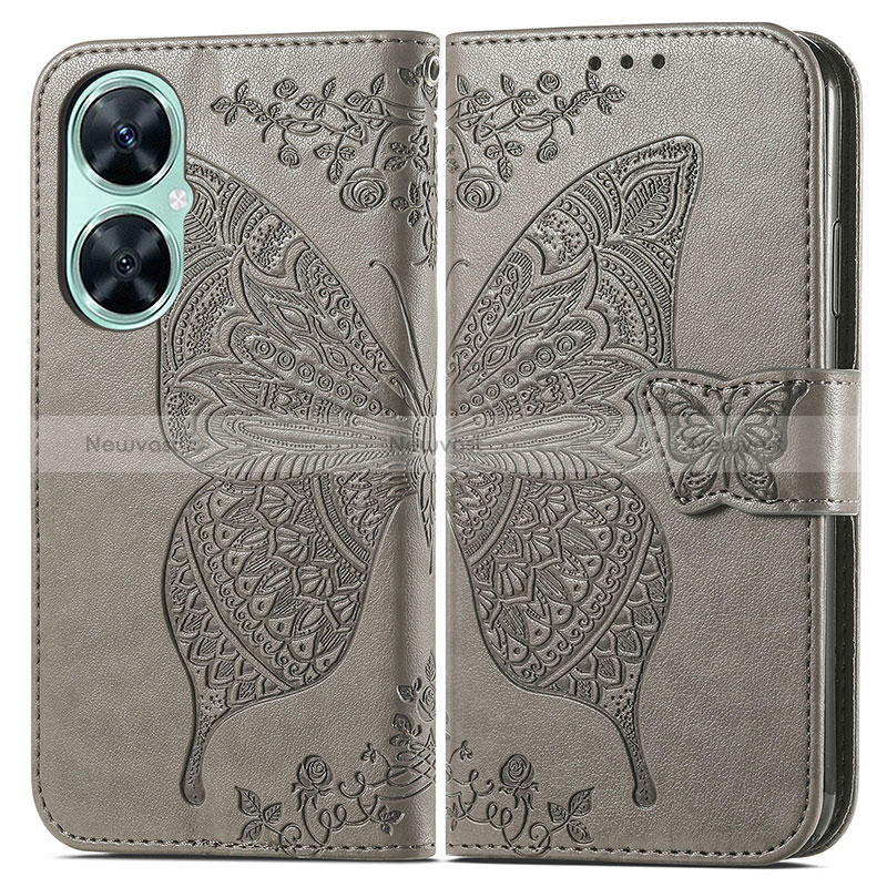 Leather Case Stands Butterfly Flip Cover Holder for Huawei Nova 11i