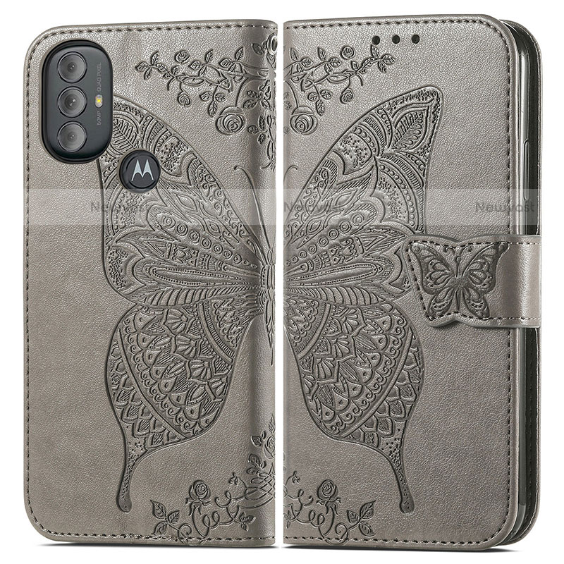 Leather Case Stands Butterfly Flip Cover Holder for Motorola Moto G Play Gen 2