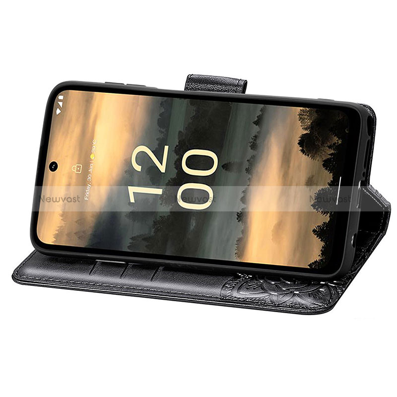 Leather Case Stands Butterfly Flip Cover Holder for Nokia XR21