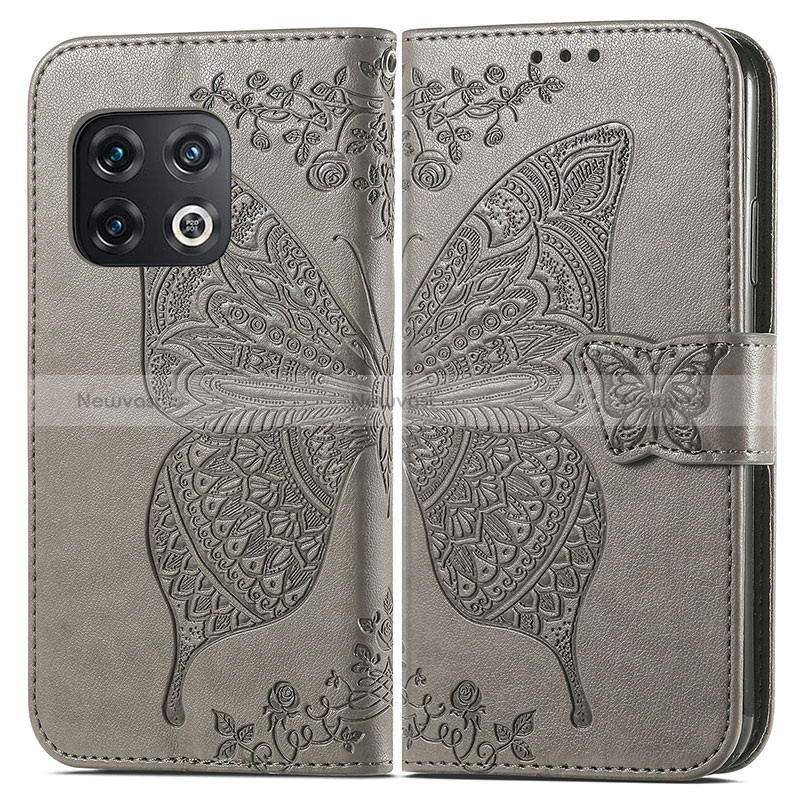 Leather Case Stands Butterfly Flip Cover Holder for OnePlus 10 Pro 5G