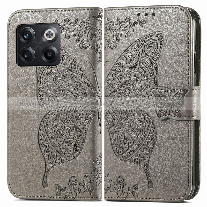 Leather Case Stands Butterfly Flip Cover Holder for OnePlus Ace Pro 5G