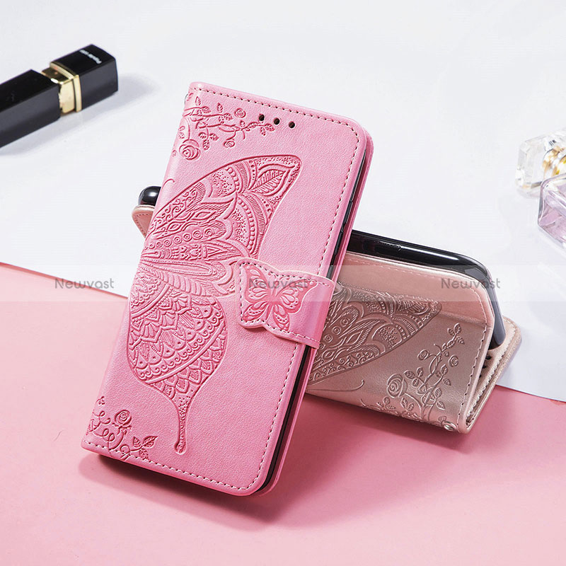 Leather Case Stands Butterfly Flip Cover Holder for OnePlus Nord CE 5G