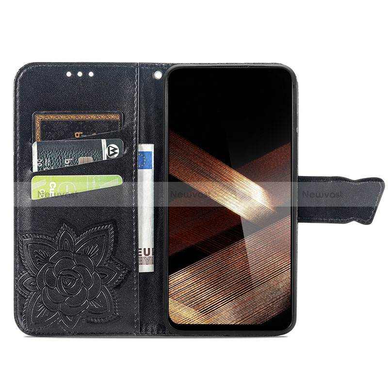 Leather Case Stands Butterfly Flip Cover Holder for Oppo A38