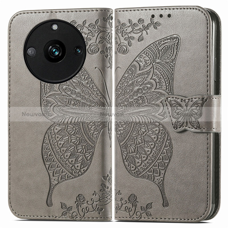 Leather Case Stands Butterfly Flip Cover Holder for Realme 11 Pro 5G