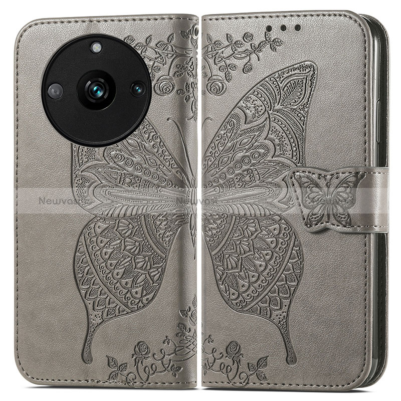 Leather Case Stands Butterfly Flip Cover Holder for Realme Narzo 60 5G