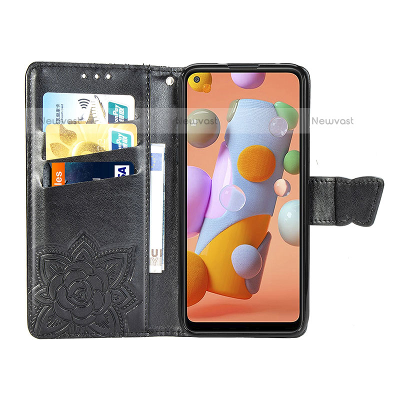 Leather Case Stands Butterfly Flip Cover Holder for Samsung Galaxy A11