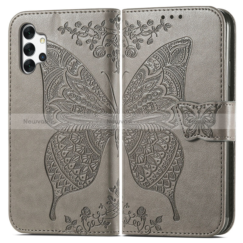 Leather Case Stands Butterfly Flip Cover Holder for Samsung Galaxy A32 4G