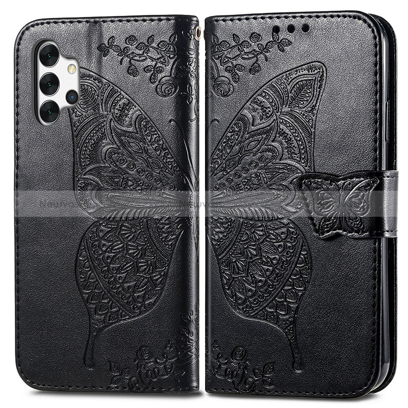Leather Case Stands Butterfly Flip Cover Holder for Samsung Galaxy A32 5G