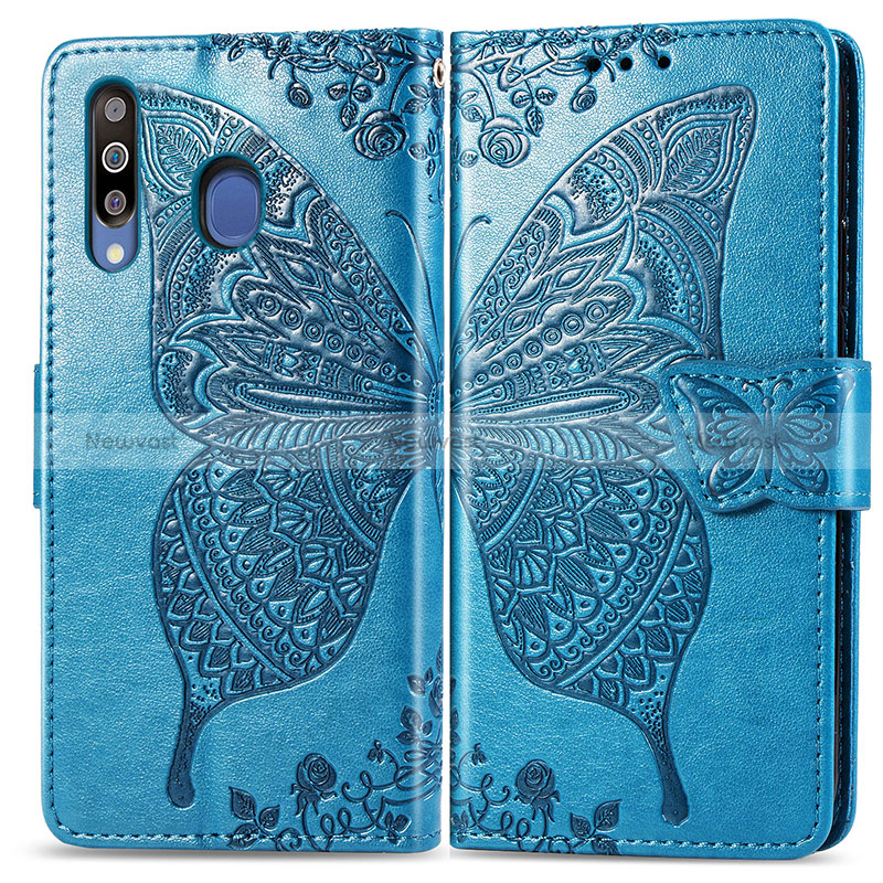 Leather Case Stands Butterfly Flip Cover Holder for Samsung Galaxy A40s