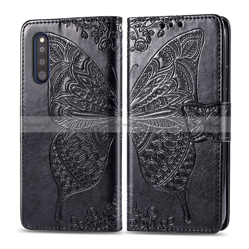 Leather Case Stands Butterfly Flip Cover Holder for Samsung Galaxy A41 SC-41A