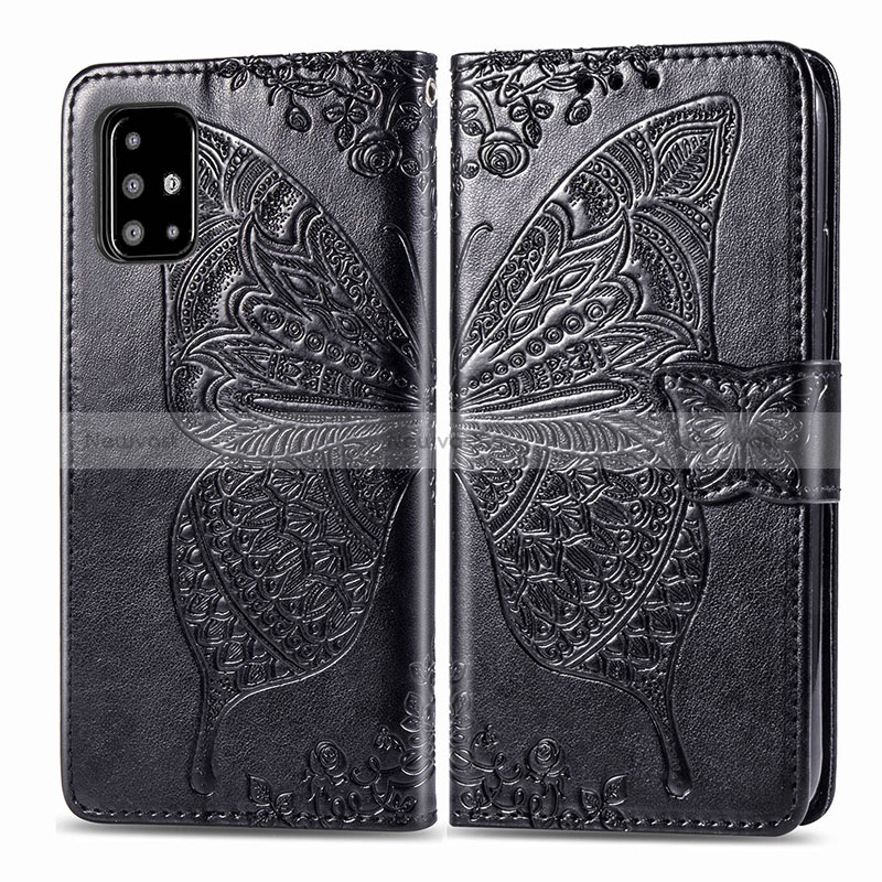 Leather Case Stands Butterfly Flip Cover Holder for Samsung Galaxy A71 5G