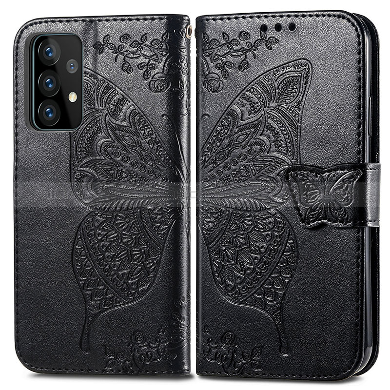 Leather Case Stands Butterfly Flip Cover Holder for Samsung Galaxy A72 5G
