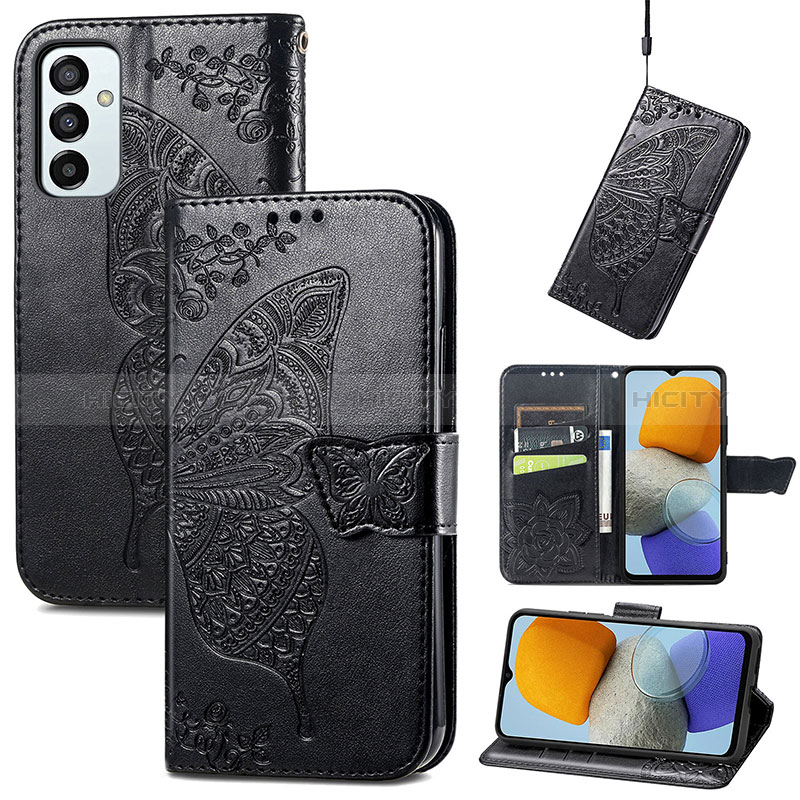 Leather Case Stands Butterfly Flip Cover Holder for Samsung Galaxy F23 5G