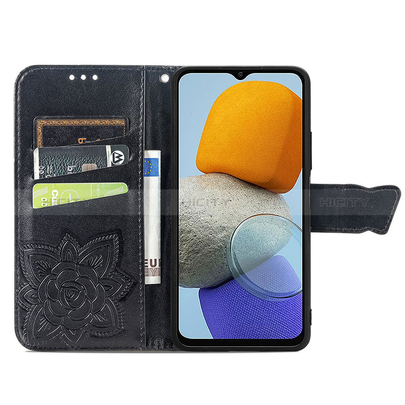 Leather Case Stands Butterfly Flip Cover Holder for Samsung Galaxy F23 5G