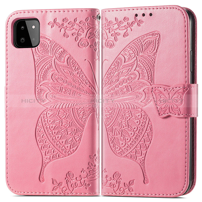 Leather Case Stands Butterfly Flip Cover Holder for Samsung Galaxy F42 5G