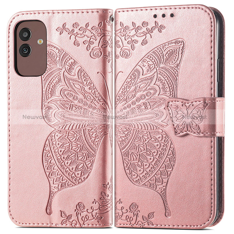 Leather Case Stands Butterfly Flip Cover Holder for Samsung Galaxy M13 5G