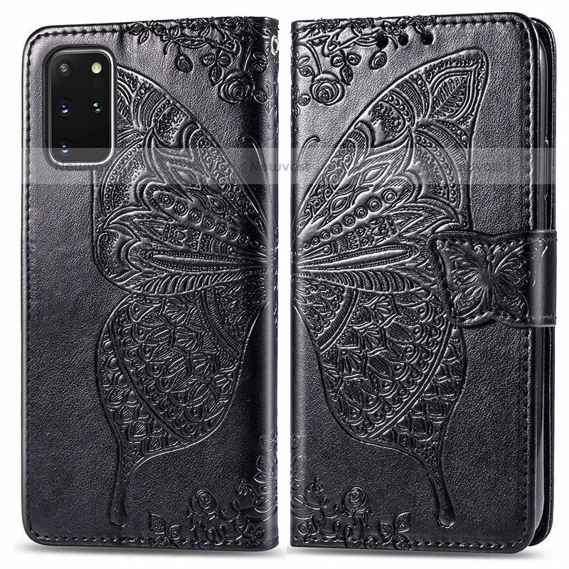 Leather Case Stands Butterfly Flip Cover Holder for Samsung Galaxy S20 Plus 5G