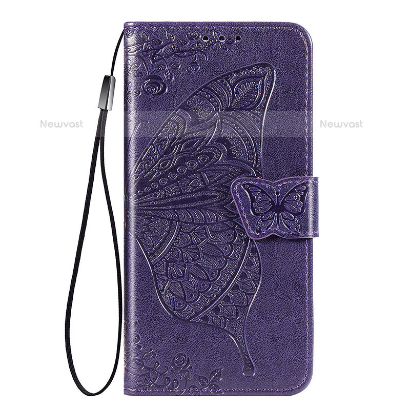 Leather Case Stands Butterfly Flip Cover Holder for Samsung Galaxy S21 Ultra 5G