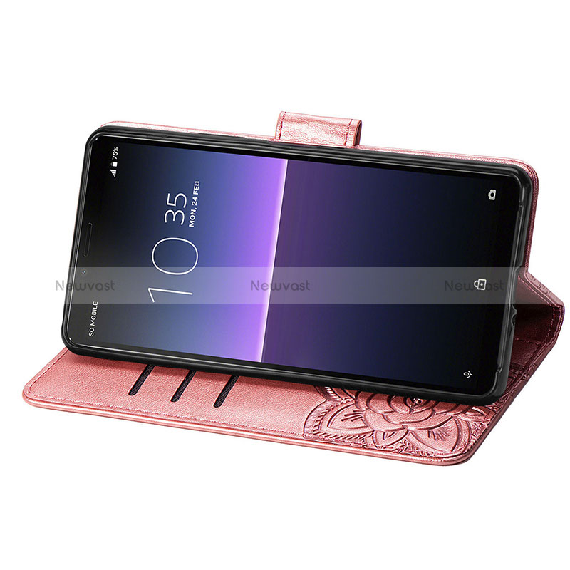 Leather Case Stands Butterfly Flip Cover Holder for Sony Xperia 10 II