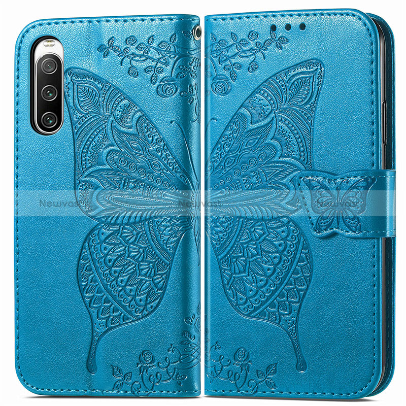 Leather Case Stands Butterfly Flip Cover Holder for Sony Xperia 10 V