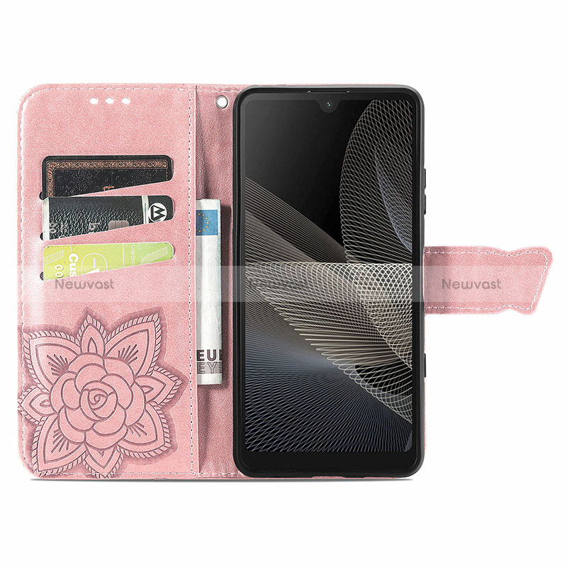 Leather Case Stands Butterfly Flip Cover Holder for Sony Xperia Ace II