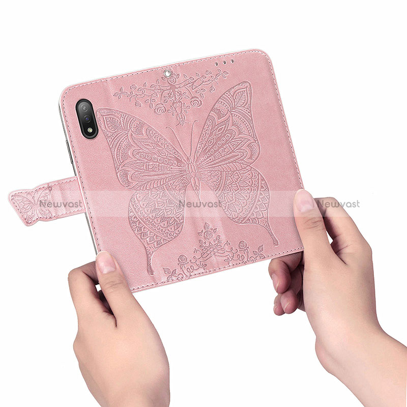 Leather Case Stands Butterfly Flip Cover Holder for Sony Xperia Ace II SO-41B