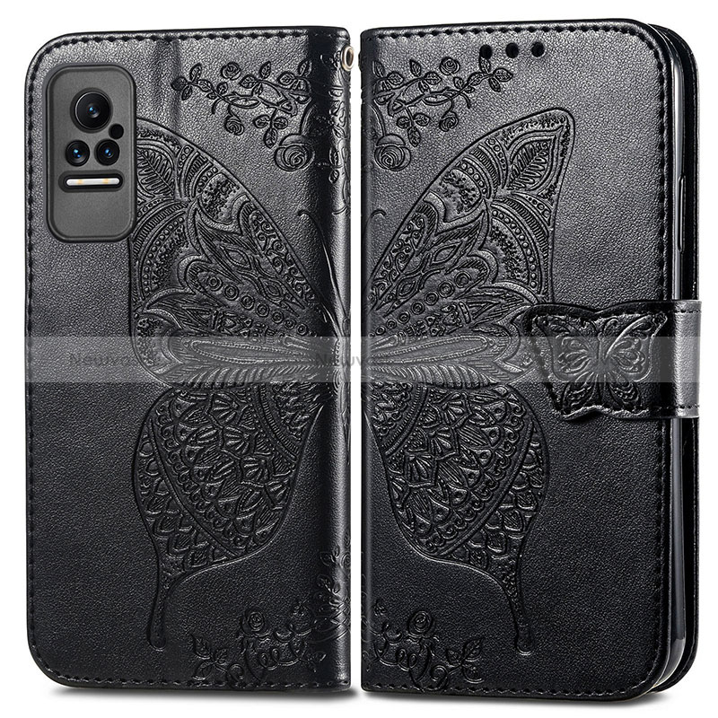 Leather Case Stands Butterfly Flip Cover Holder for Xiaomi Civi 1S 5G