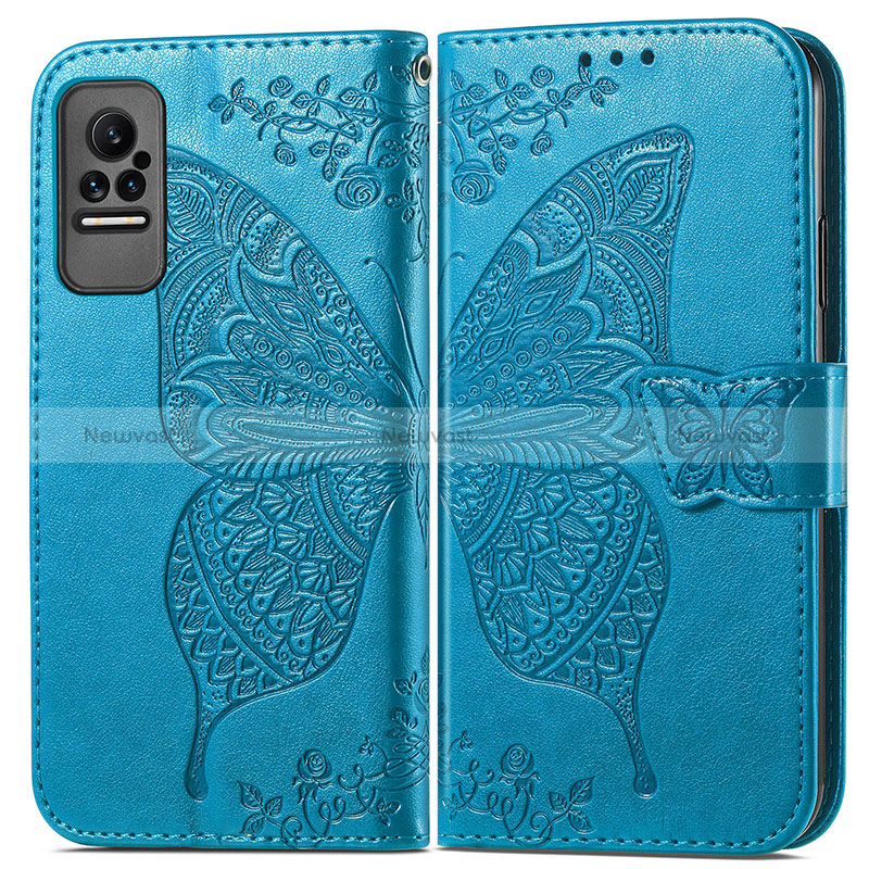 Leather Case Stands Butterfly Flip Cover Holder for Xiaomi Civi 1S 5G