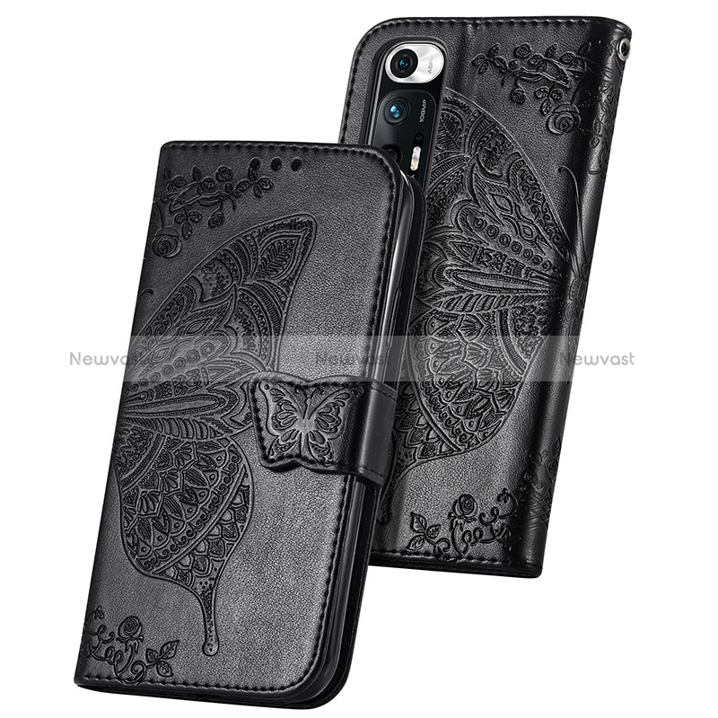 Leather Case Stands Butterfly Flip Cover Holder for Xiaomi Mi 10S 5G