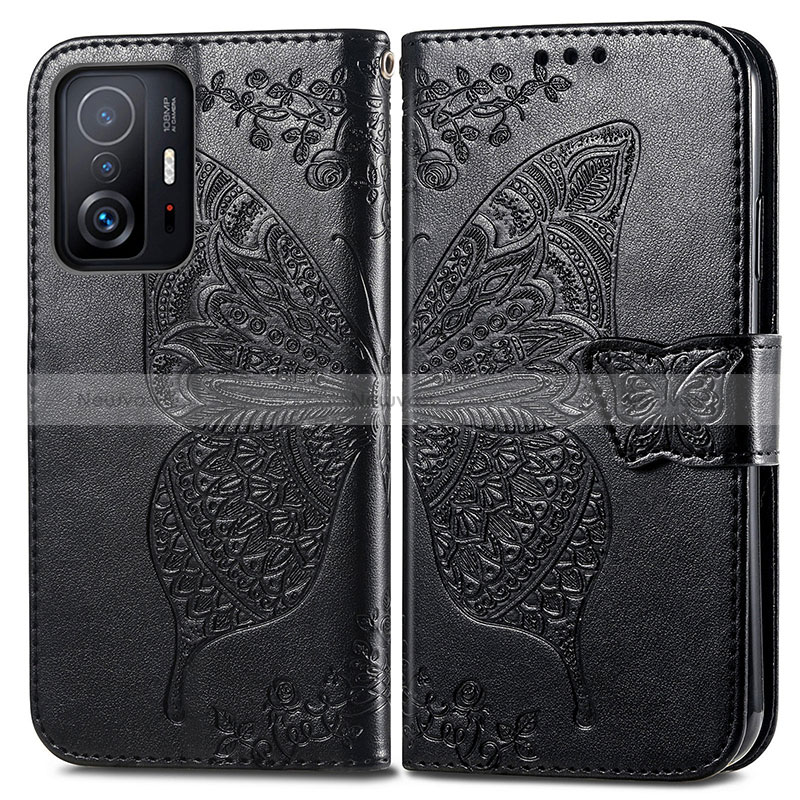 Leather Case Stands Butterfly Flip Cover Holder for Xiaomi Mi 11T 5G