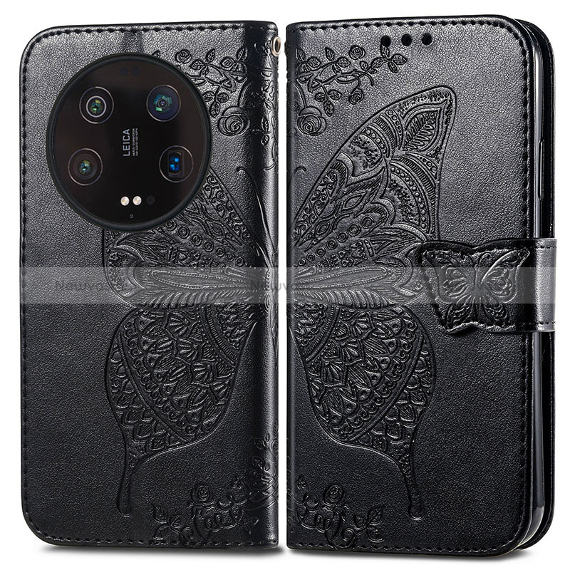 Leather Case Stands Butterfly Flip Cover Holder for Xiaomi Mi 13 Ultra 5G