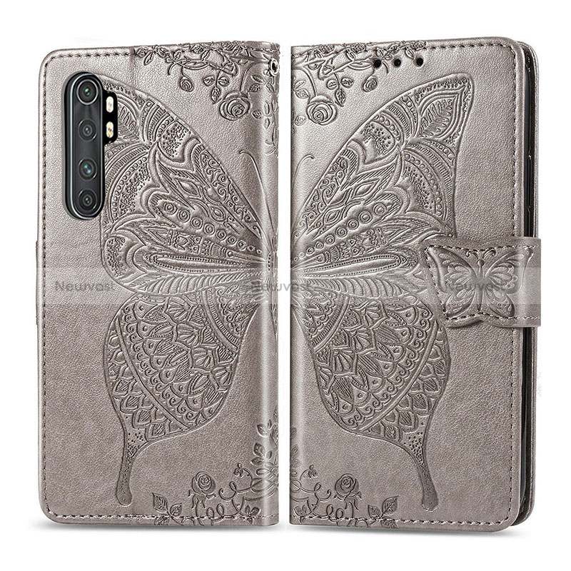 Leather Case Stands Butterfly Flip Cover Holder for Xiaomi Mi Note 10 Lite