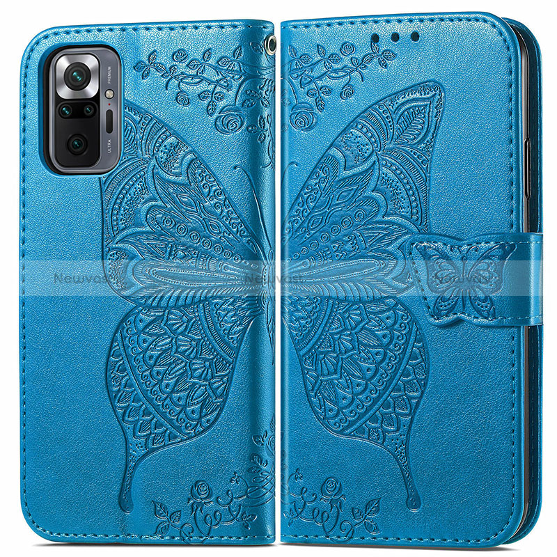 Leather Case Stands Butterfly Flip Cover Holder for Xiaomi Redmi Note 10 Pro Max