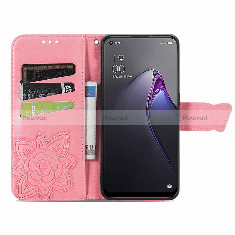 Leather Case Stands Butterfly Flip Cover Holder for Xiaomi Redmi Note 13 5G