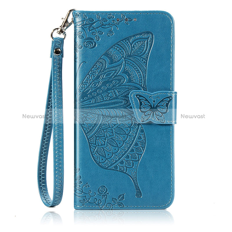 Leather Case Stands Butterfly Flip Cover Holder S01D for Huawei Honor 10X Lite