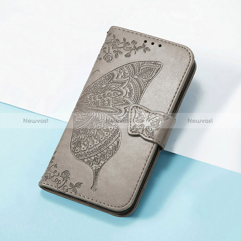 Leather Case Stands Butterfly Flip Cover Holder S01D for Huawei Nova 10 Pro