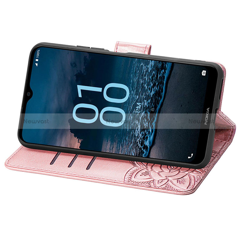 Leather Case Stands Butterfly Flip Cover Holder S01D for Nokia G100