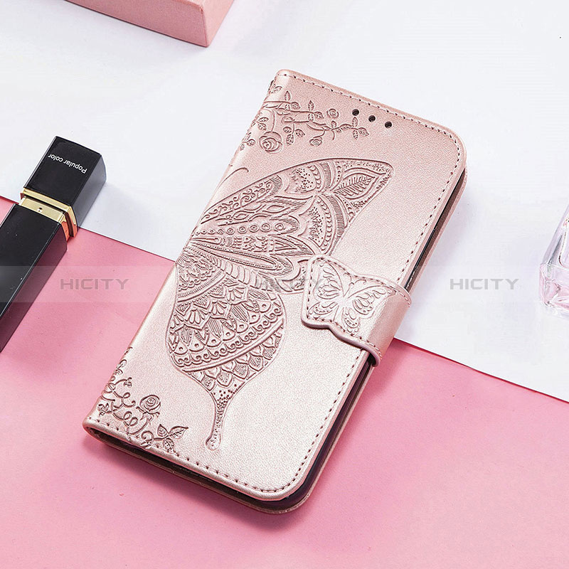 Leather Case Stands Butterfly Flip Cover Holder S01D for Samsung Galaxy M13 4G