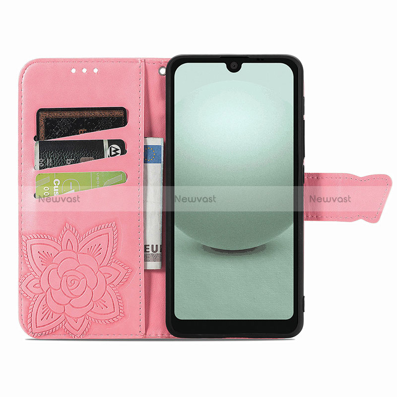 Leather Case Stands Butterfly Flip Cover Holder S01D for Sharp Aquos wish3